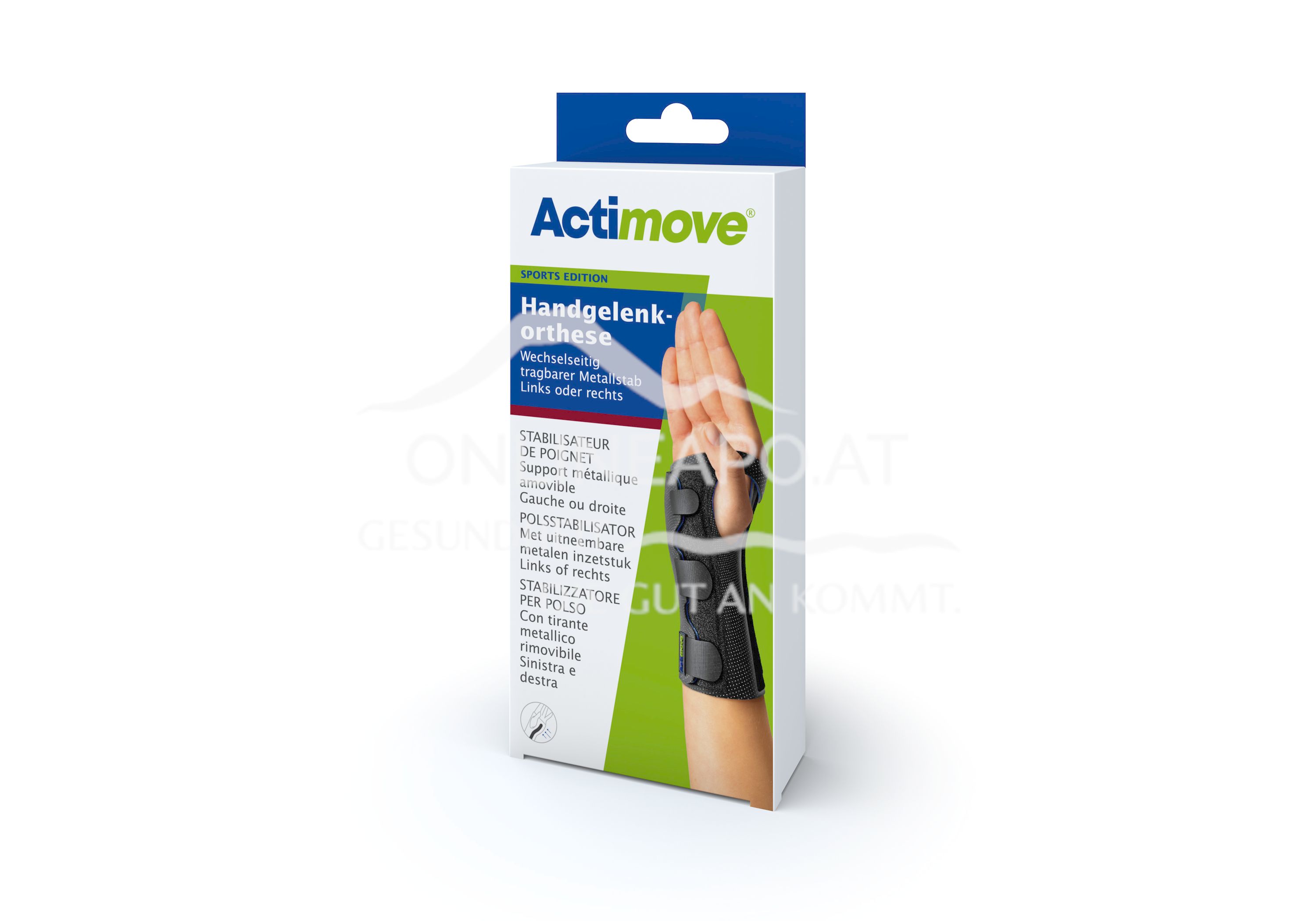 Actimove® Sport Edition Handgelenkorthese Wechselseitig Größe M