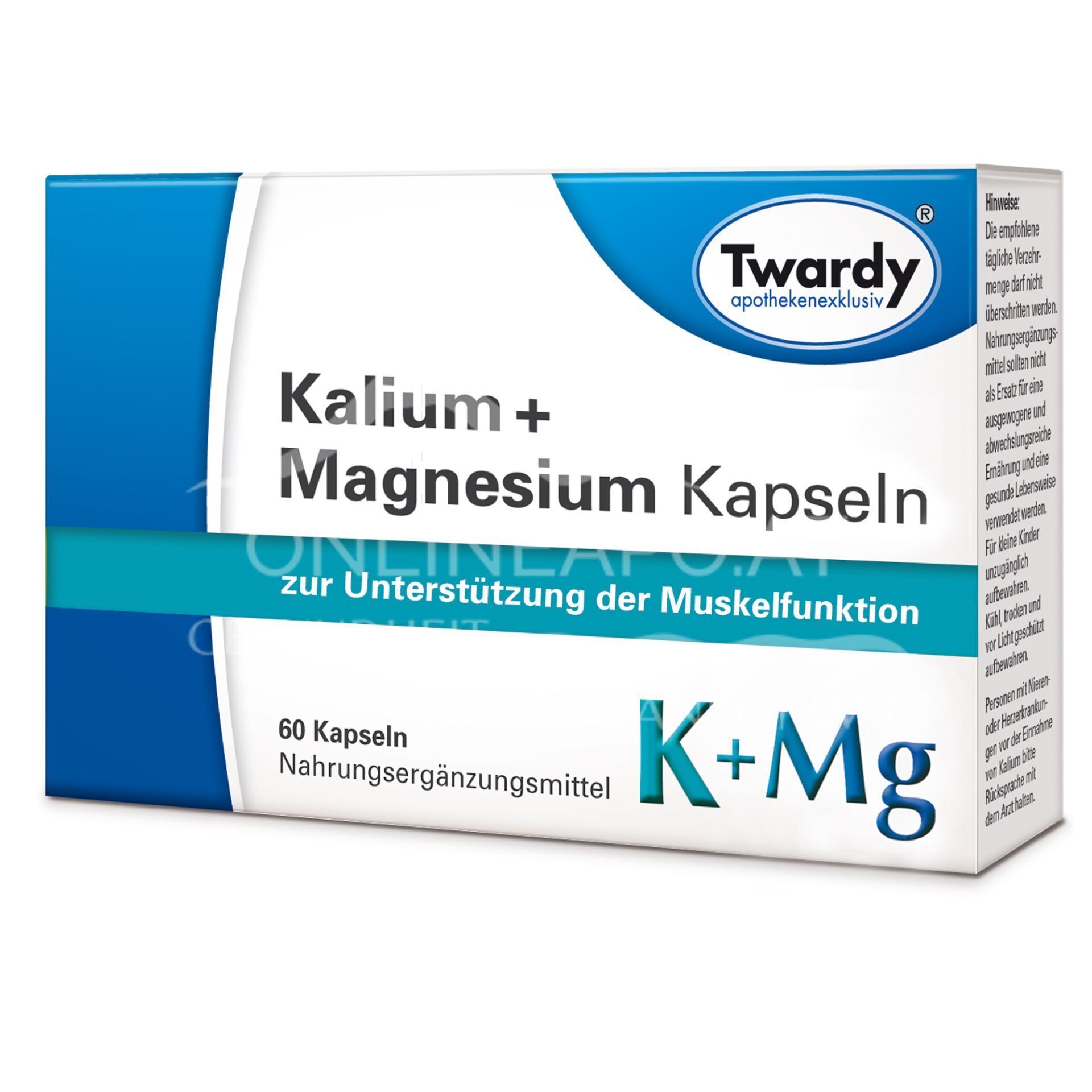 Twardy Kalium + Magnesium Kapseln