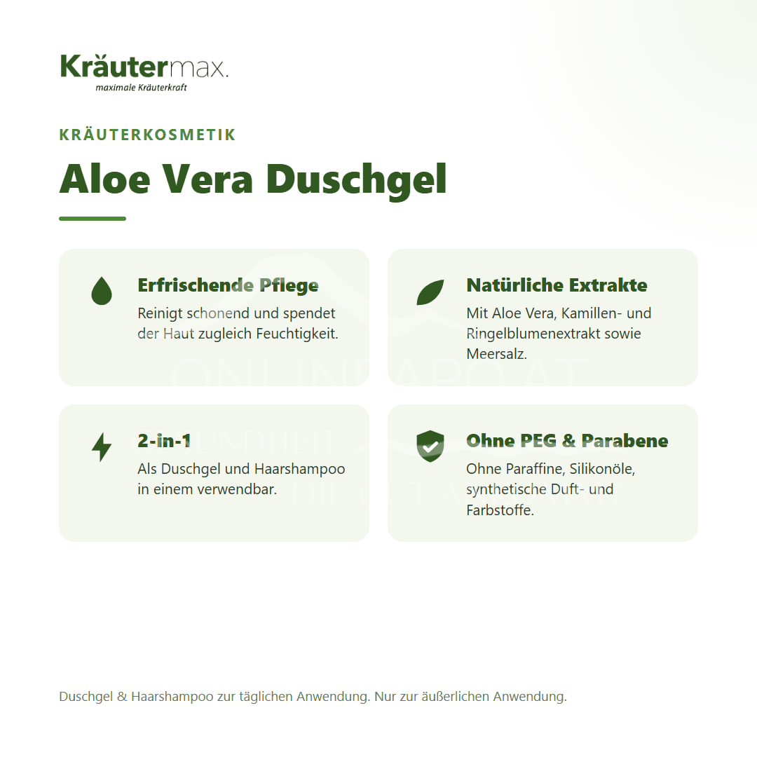 Kräutermax Aloe Vera Duschgel