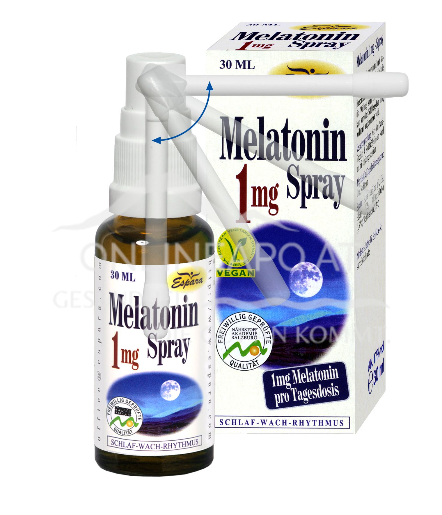 Espara Melatonin 1mg Spray