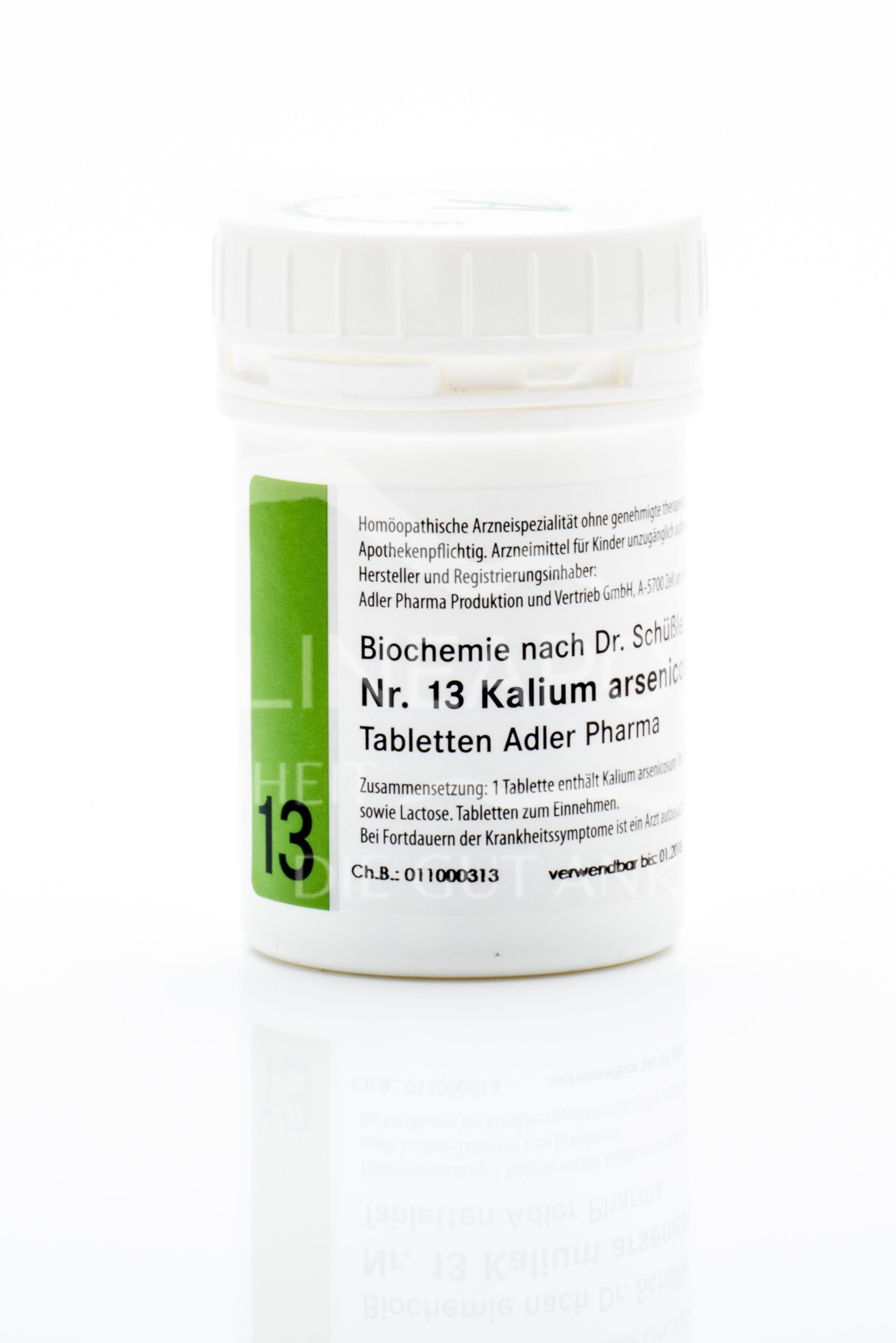 Schüßler Salz Adler Nr. 13 Kalium arsenicosum D12 Tabletten