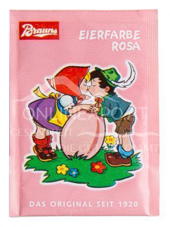 Brauns Eierfarbe Rosa