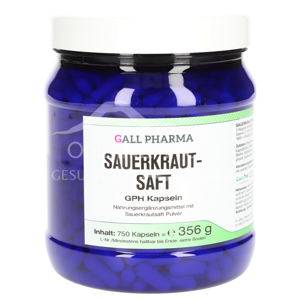 Gall Pharma Sauerkraut juice capsules