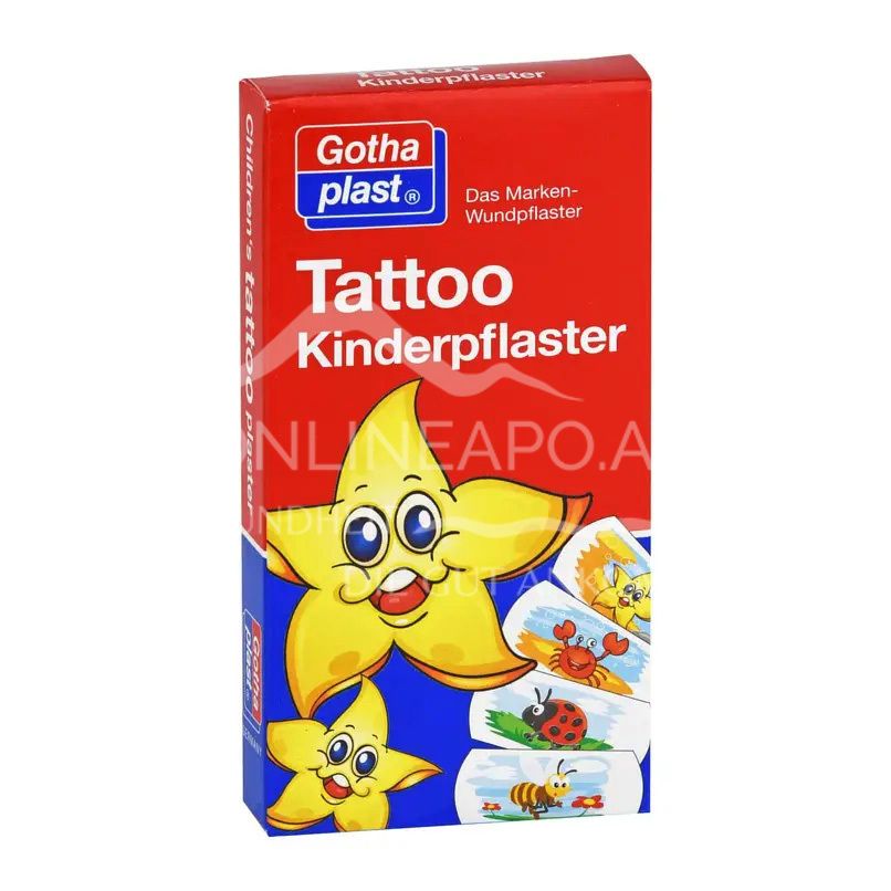Gothaplast® Tattoo Kinderpflaster 2,5 x 5,7 cm