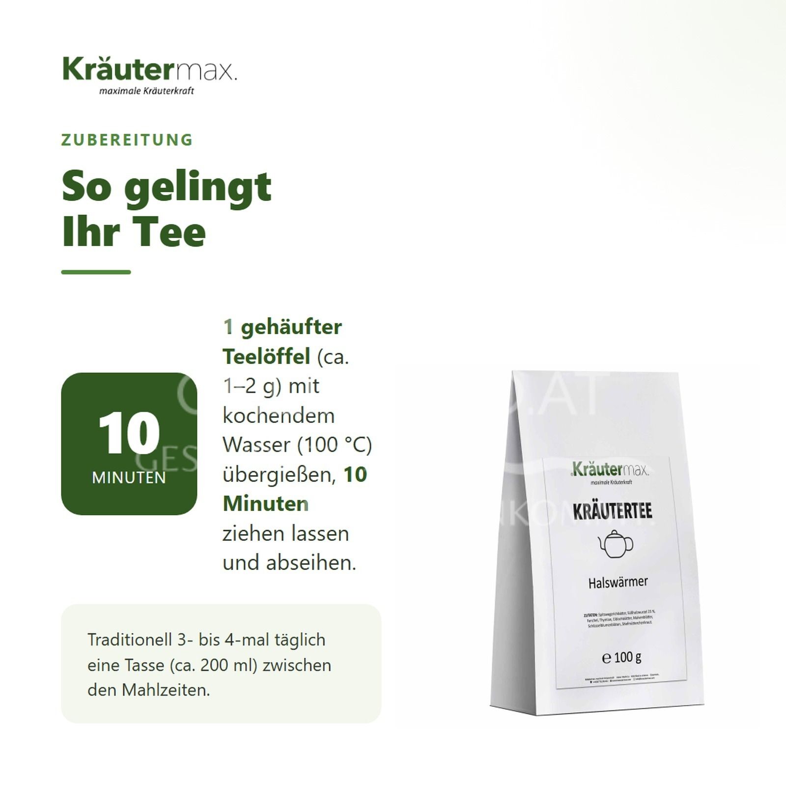 Kräutermax Halswärmer Tee