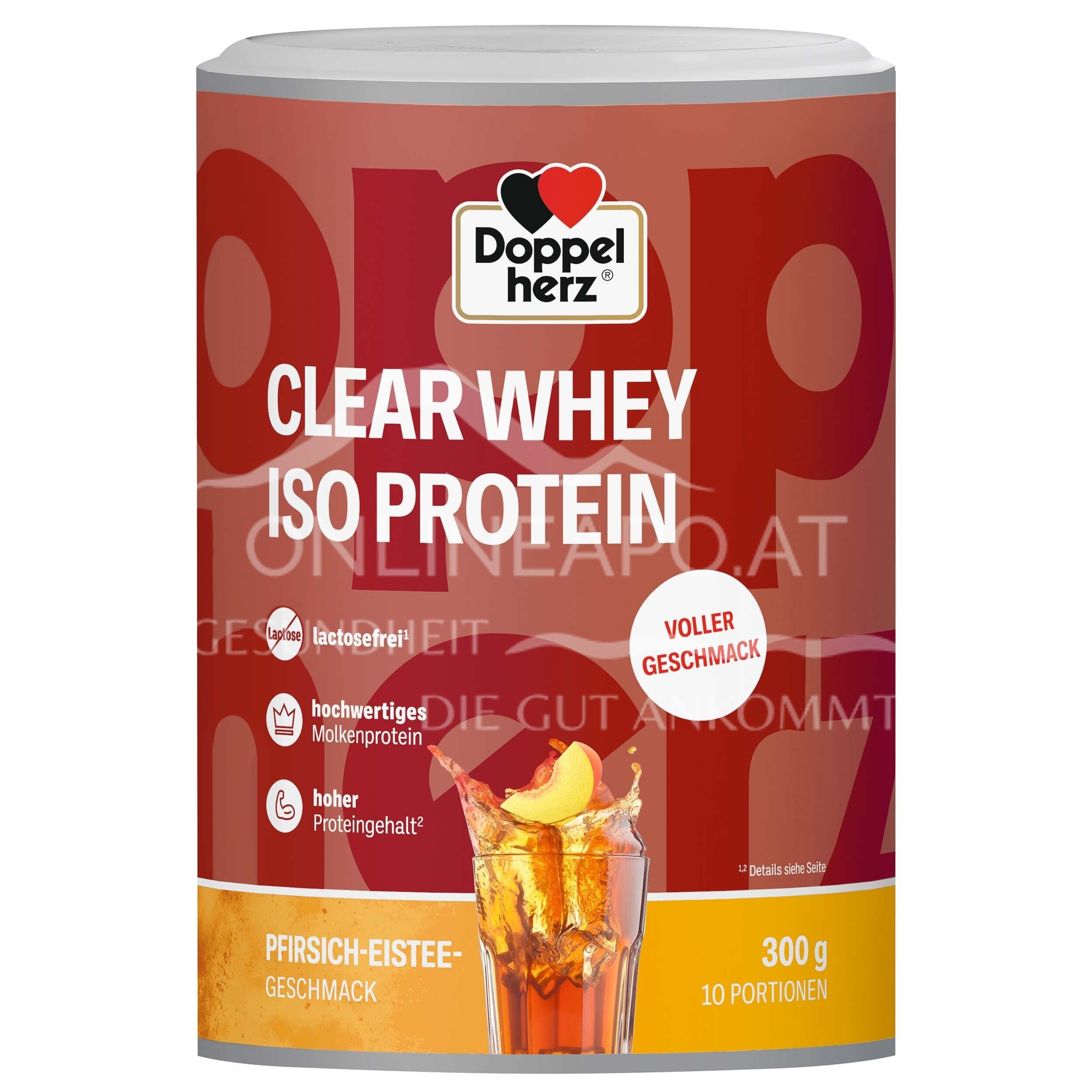 Doppelherz CLEAR WHEY ISO PROTEIN Pfirsich-Eistee Pulver
