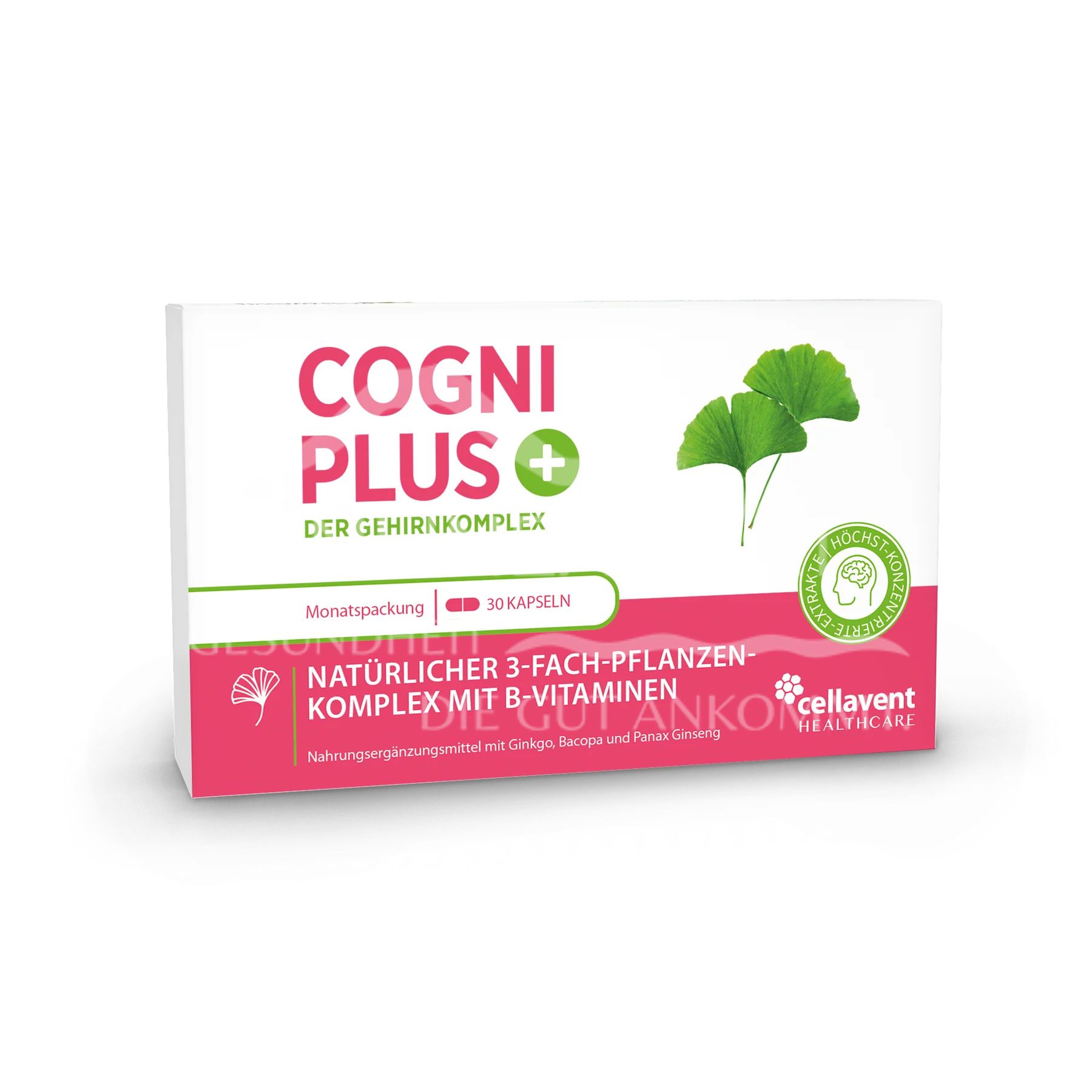 Cellavent Cogni PLUS - Der Gehirnkomplex Kapseln