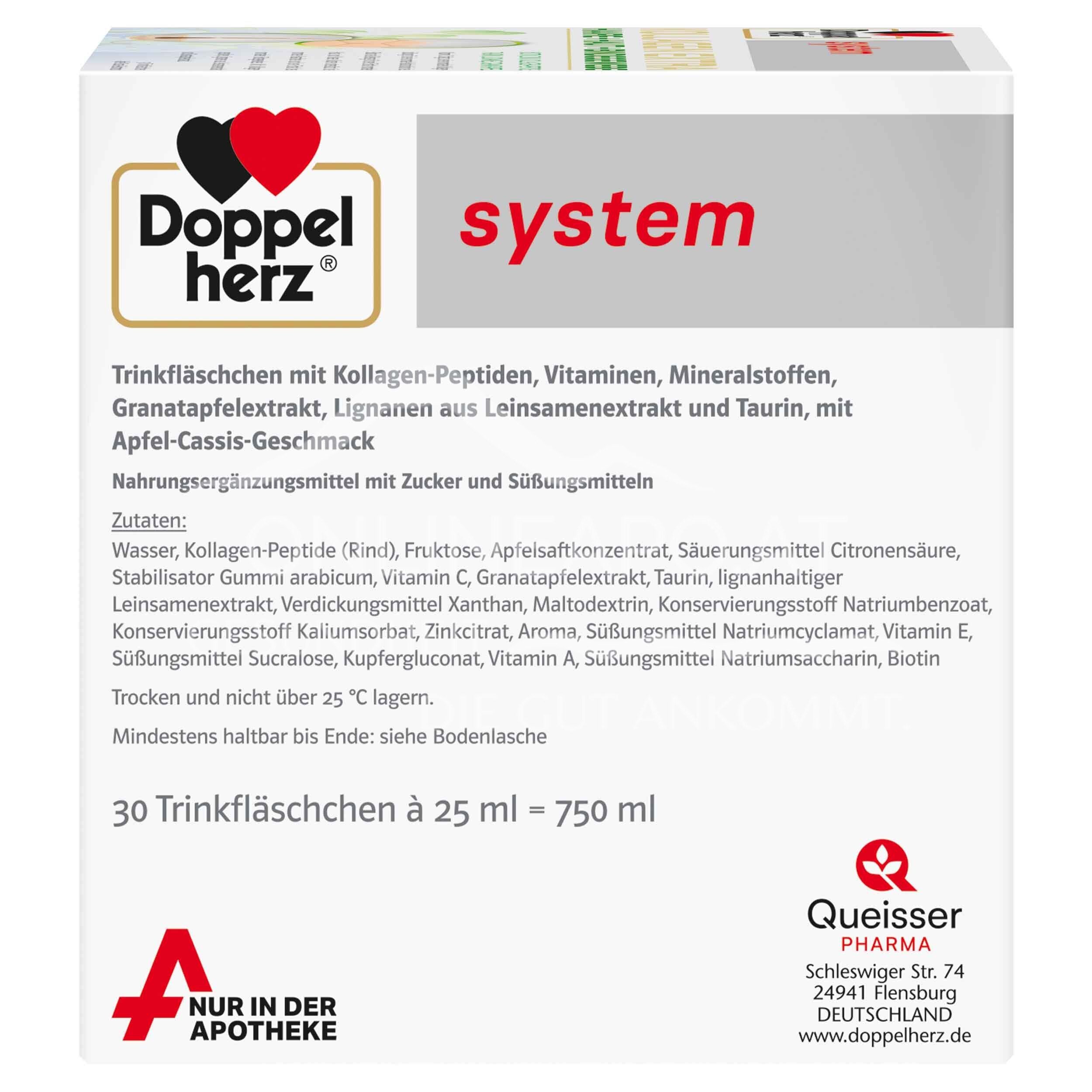 Doppelherz system Collagen Extra Hair + Skin + Connective Tissue Drinking Bottle