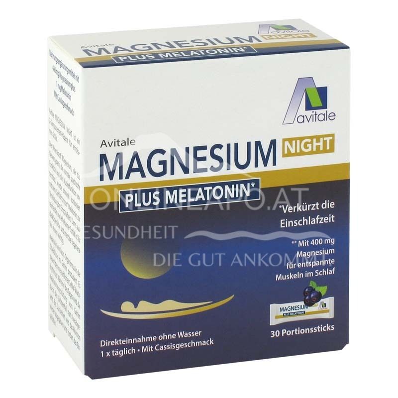 Avitale Magnesium Night plus Melatonin Sticks