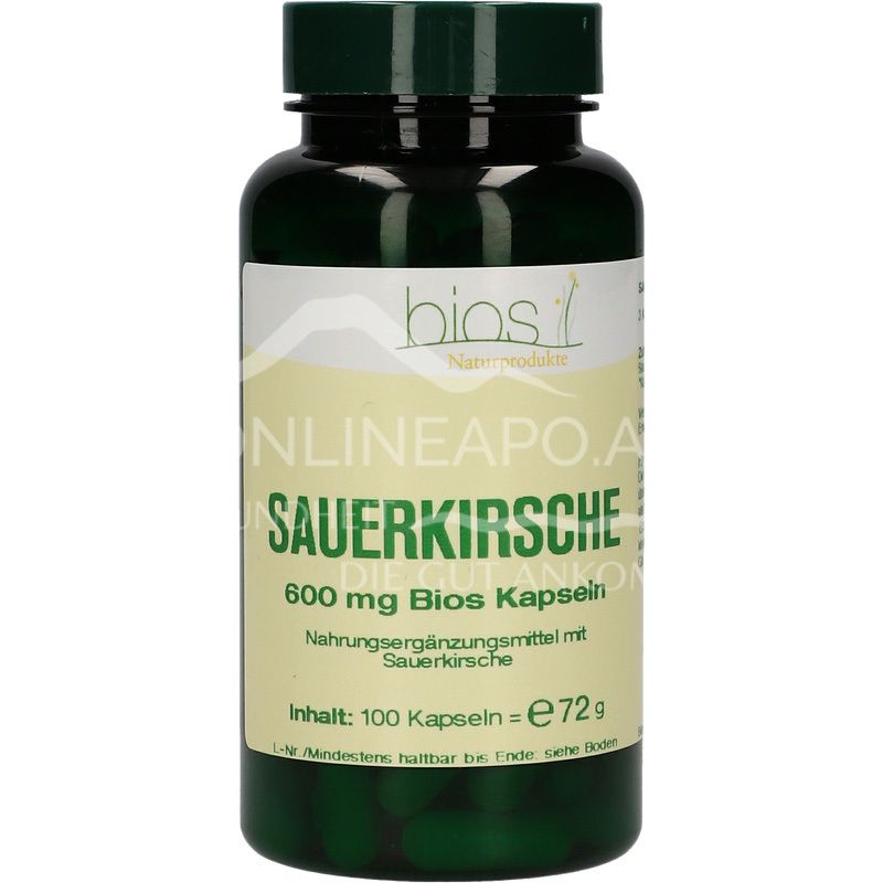 Bios Sauerkirsche 600 mg Kapseln