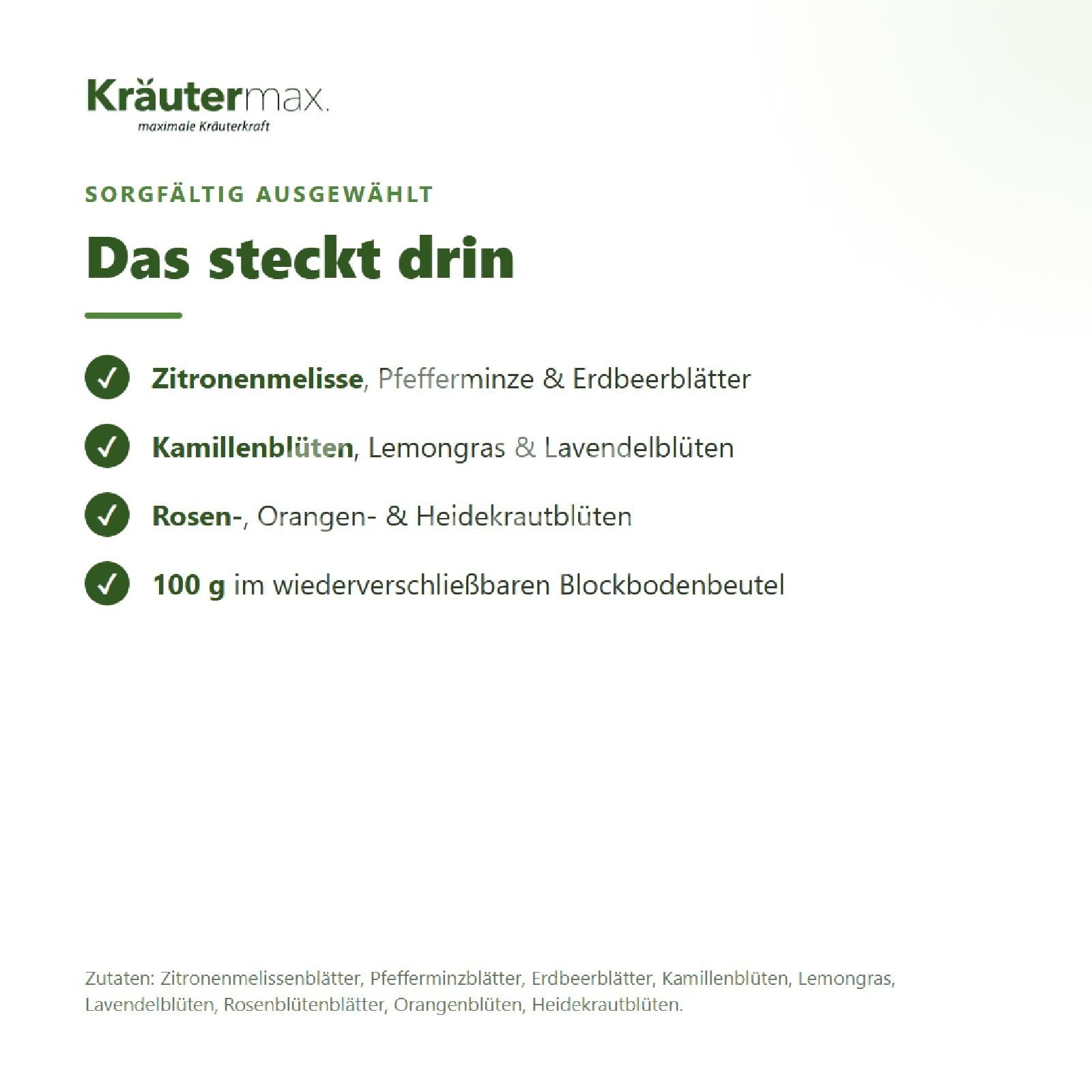 Kräutermax Glücklich sein Tee
