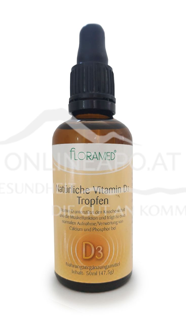 Floramed Vitamin D3 Tropfen natürlich