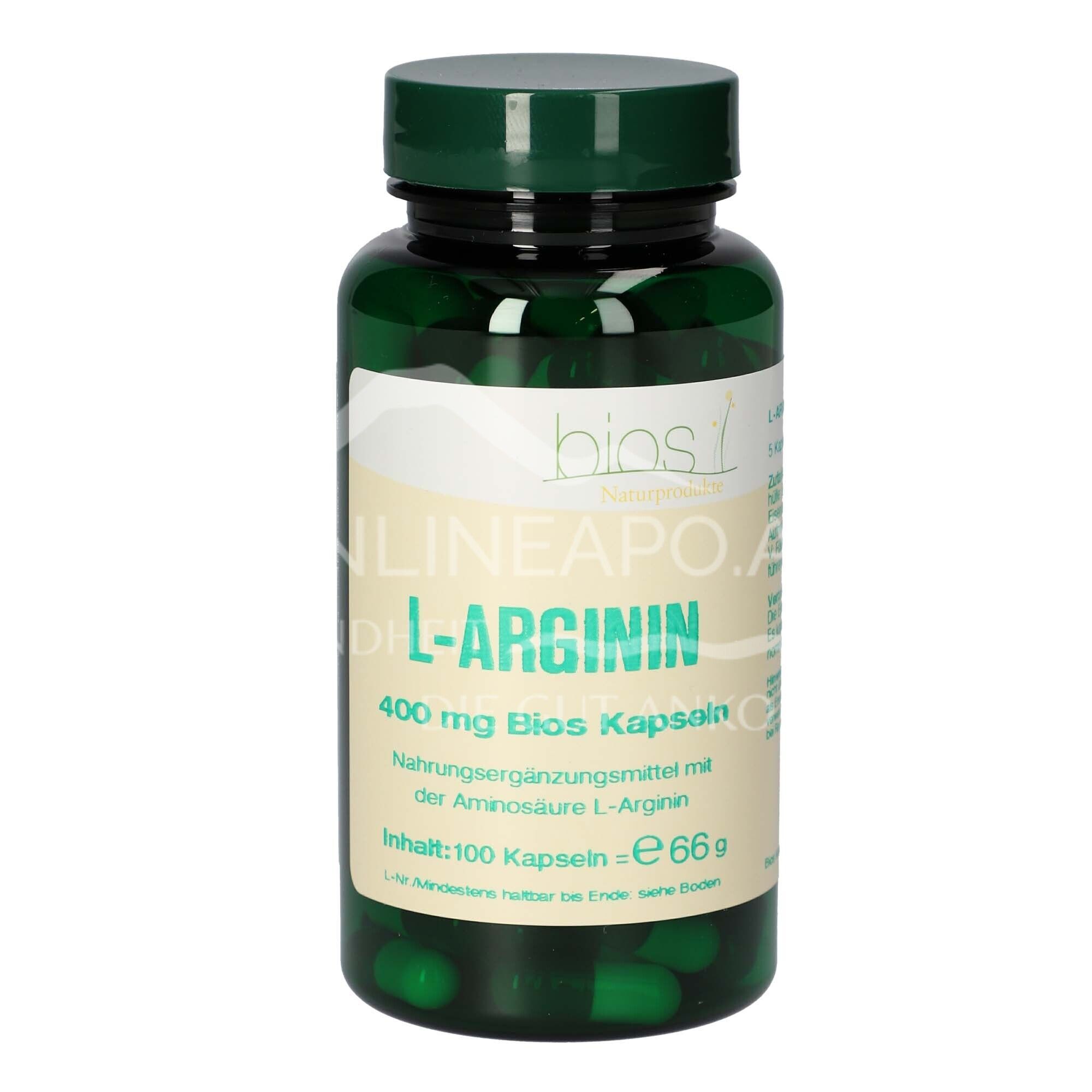 Bios L-Arginin 400 mg Kapseln