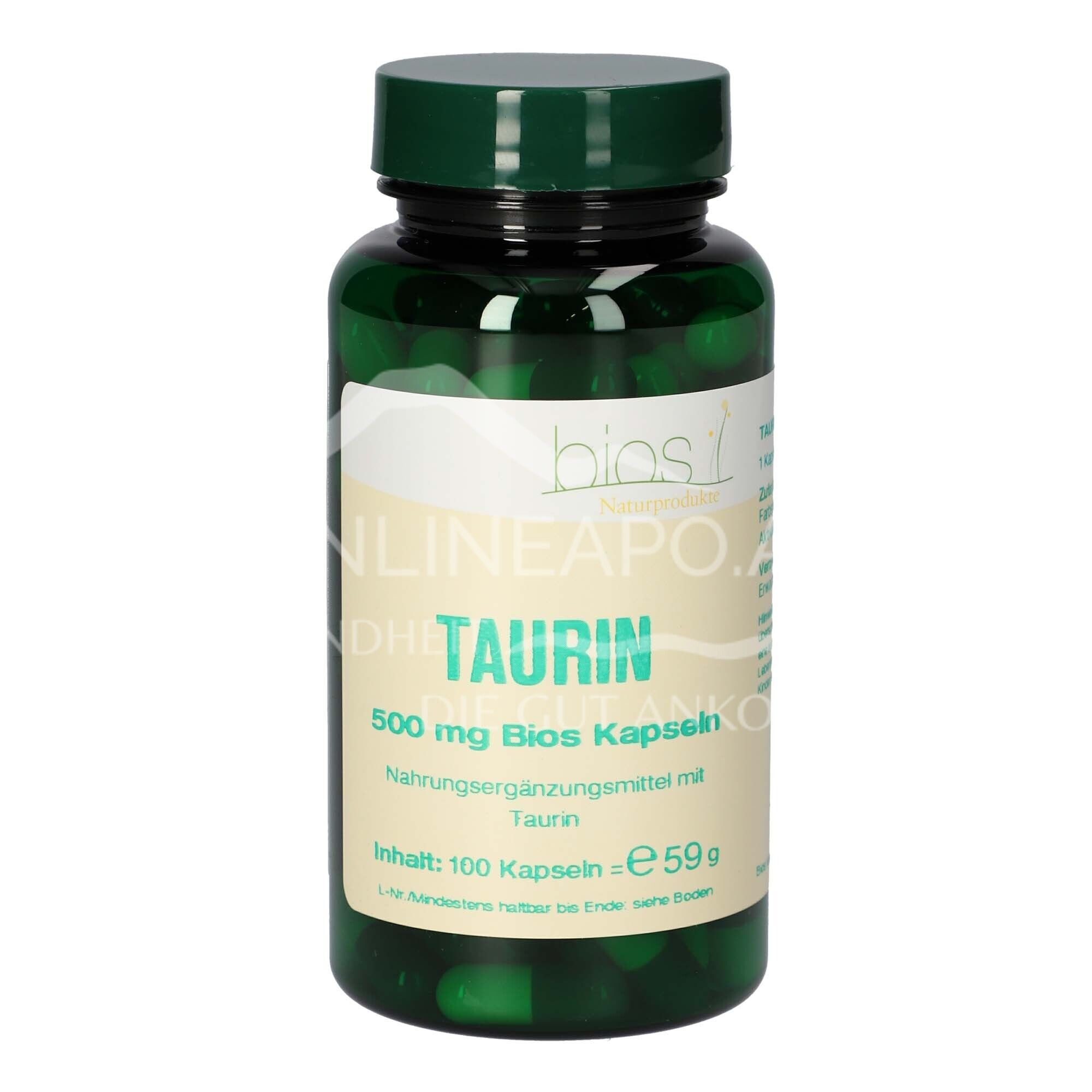 Bios Taurin 500 mg Kapseln