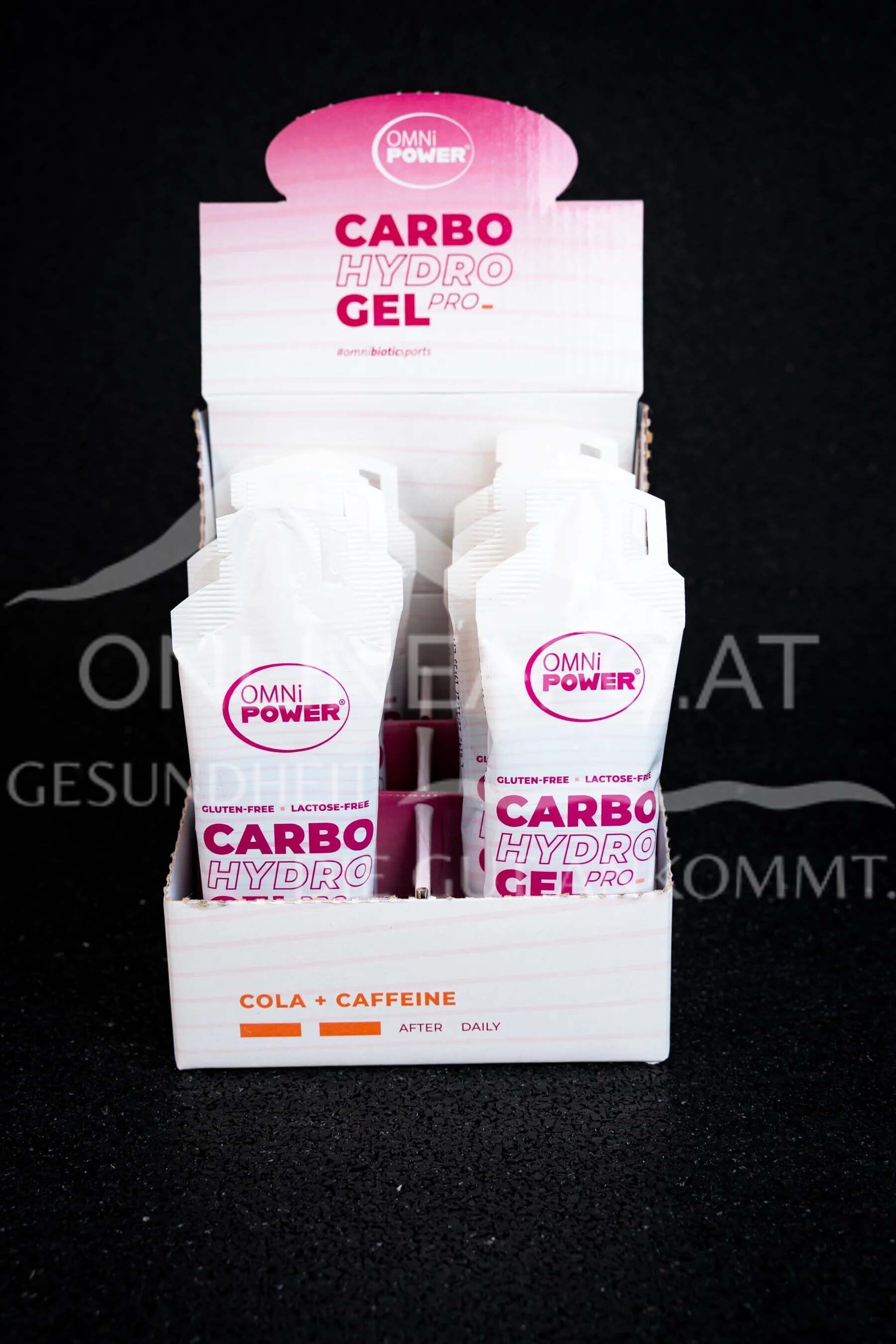 OMNi-POWER® CARBO HYDRO GEL PRO Cola + Koffein 75g