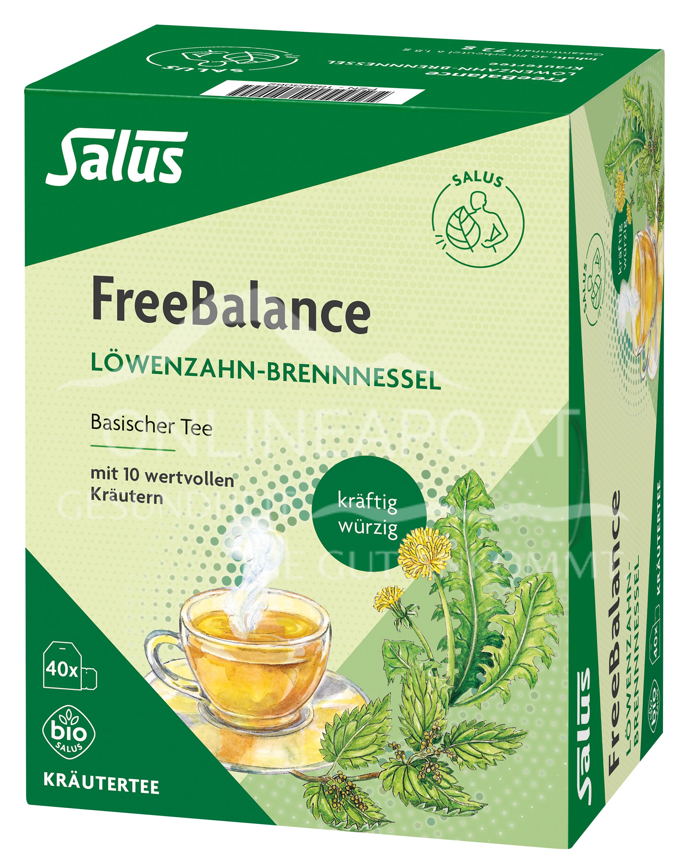 Salus® FreeBalance Löwenzahn-Brennessel Tee, Bio