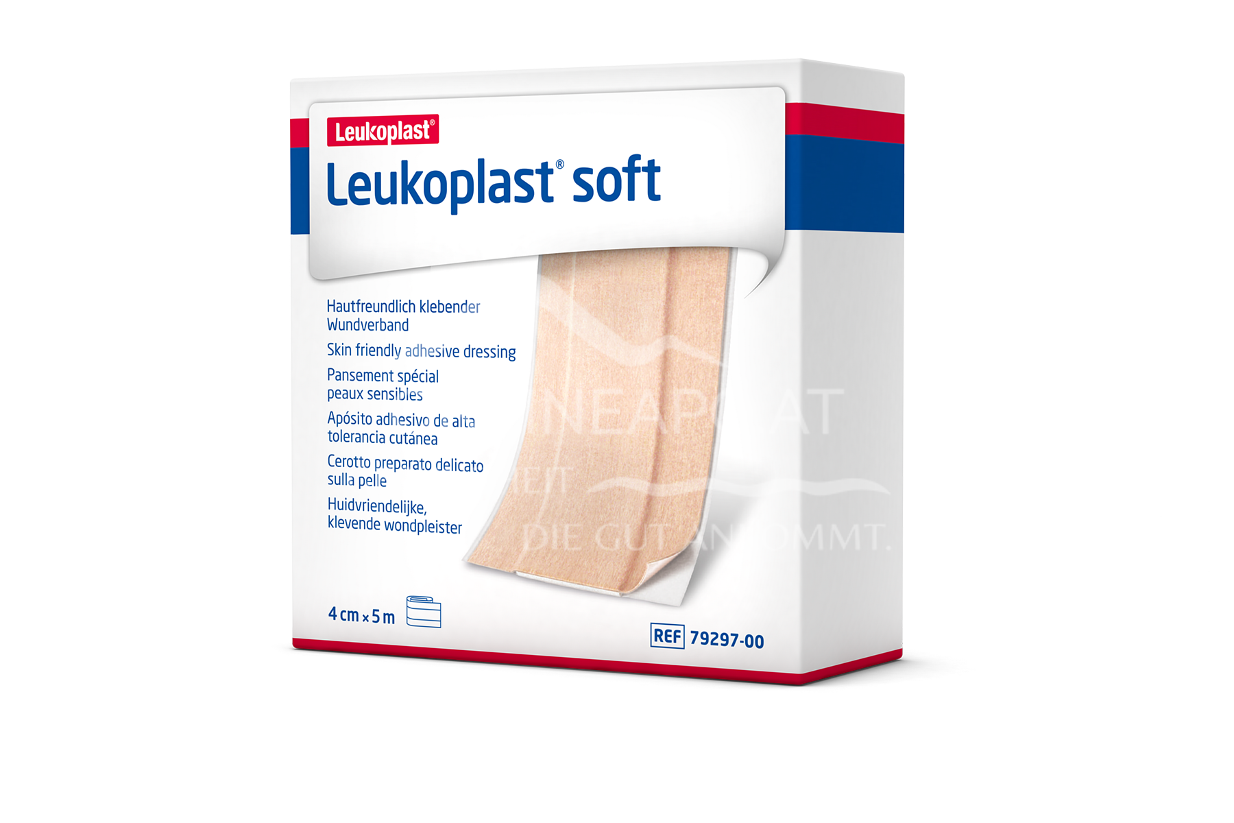 Leukoplast® Soft quick wound dressing non-sterile 4 cm x 5 m