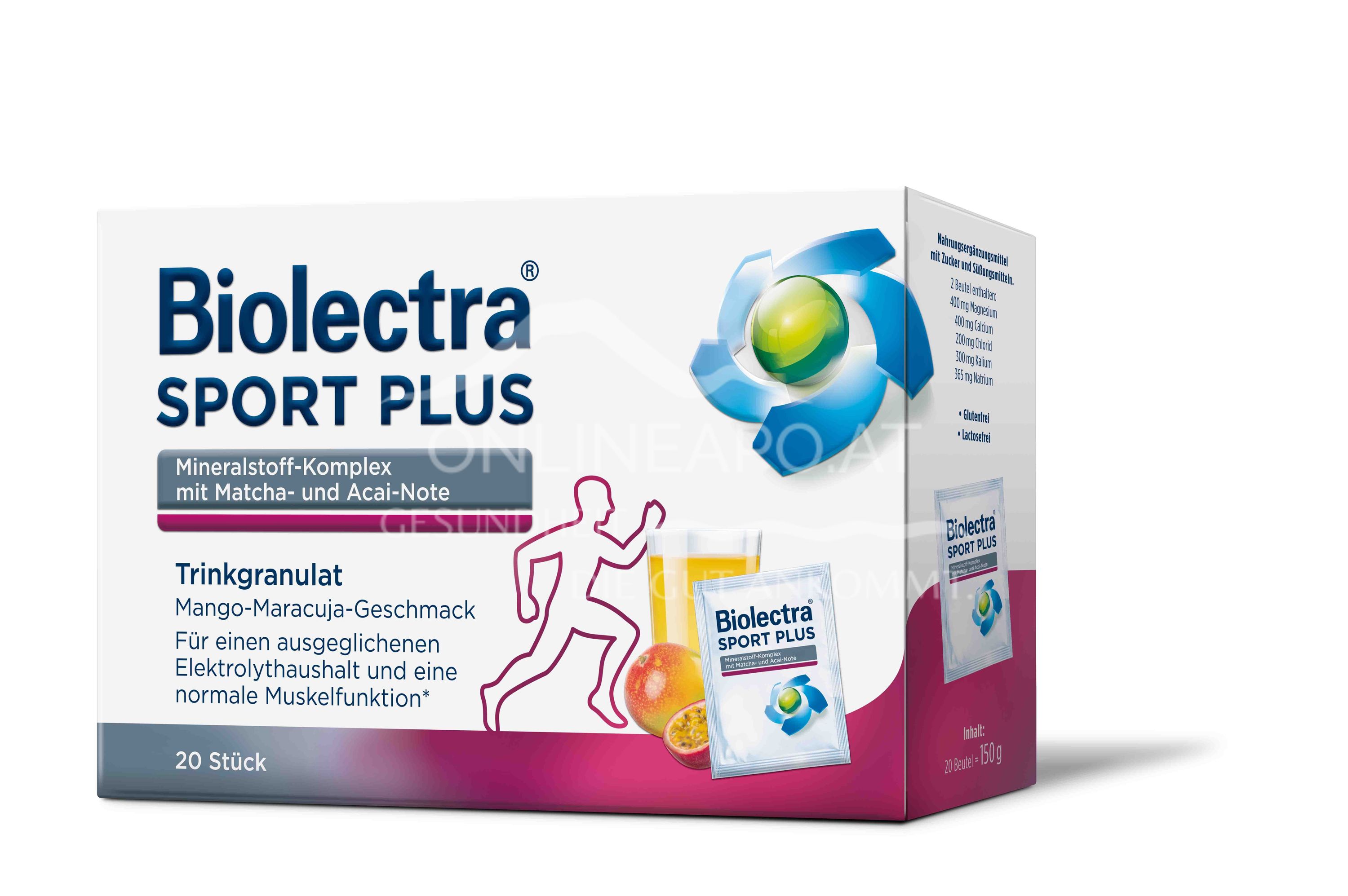 Biolectra® SPORT PLUS drinking granules