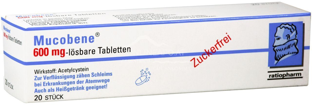 Mucobene® 600 mg lösbare Tabletten
