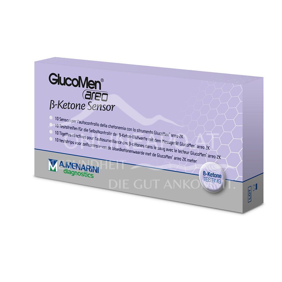 GlucoMen® areo 2K ß-Ketone Sensor Teststreifen