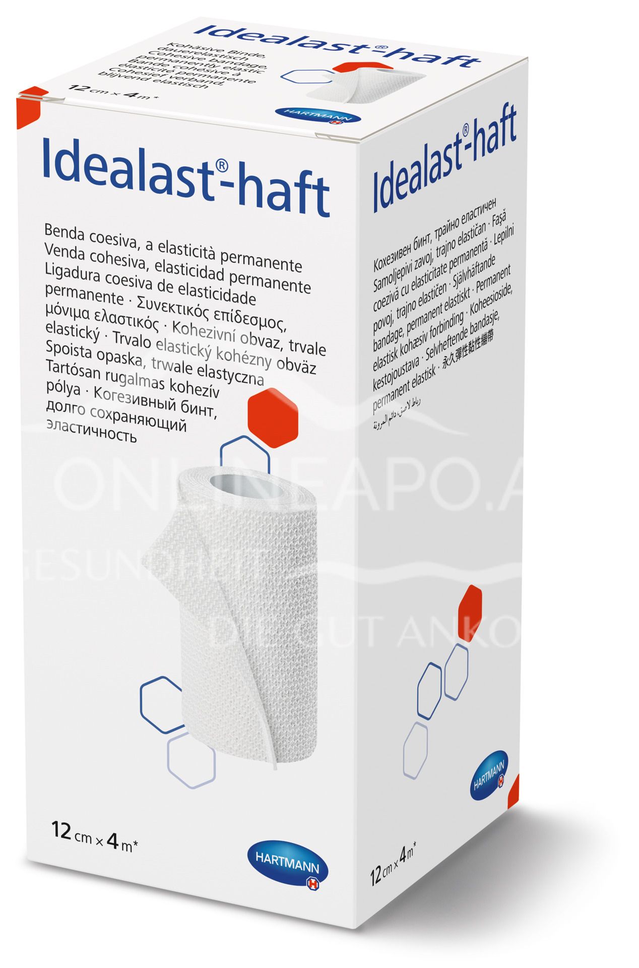 Idealast®-haft kohäsive, dauerelastische Idealbinde 12 cm x 4 m