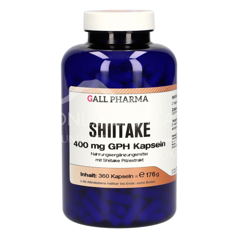 Gall Pharma Shiitake 400 mg capsules