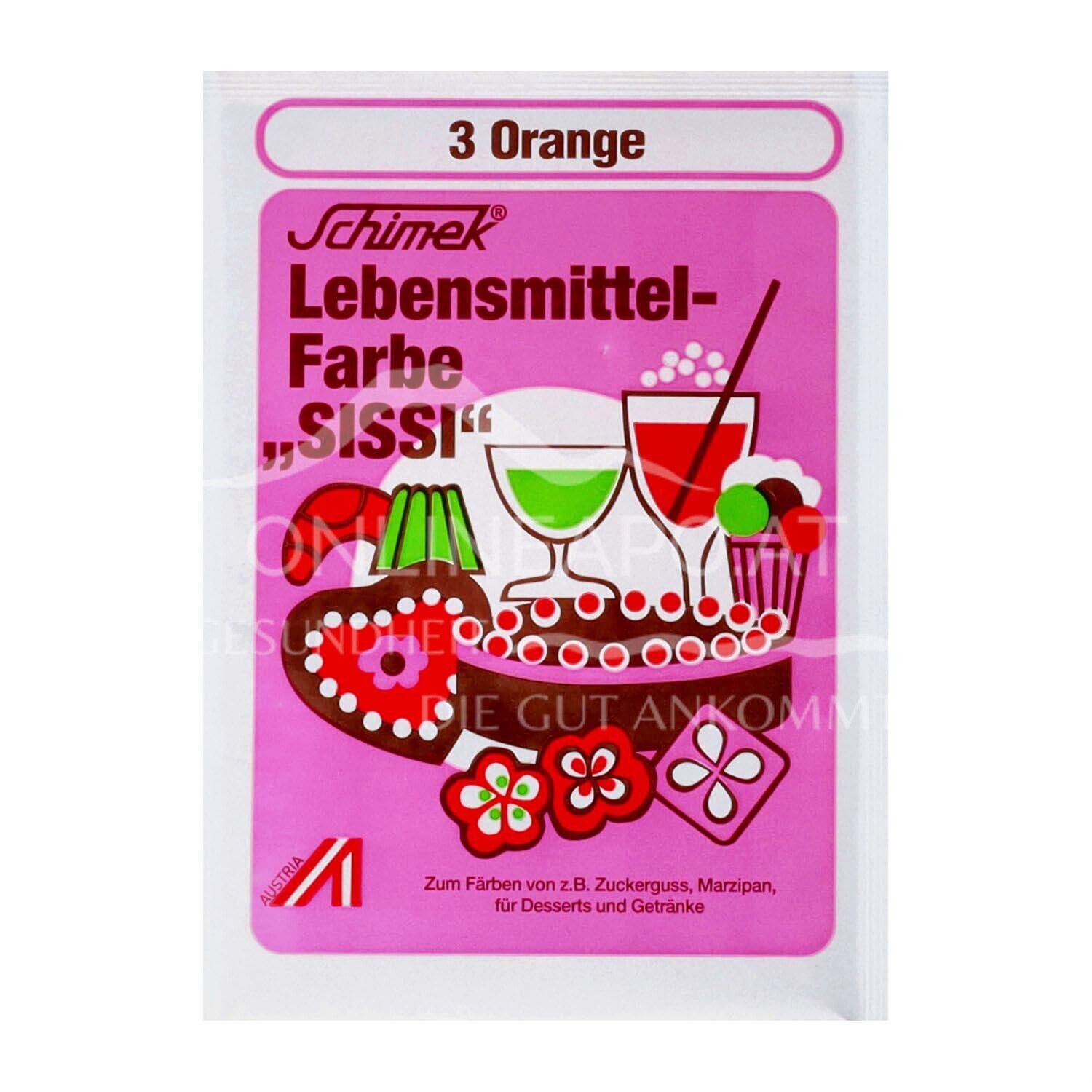 Schimek® Lebensmittelfarbe  "Sissi" - 3 Orange