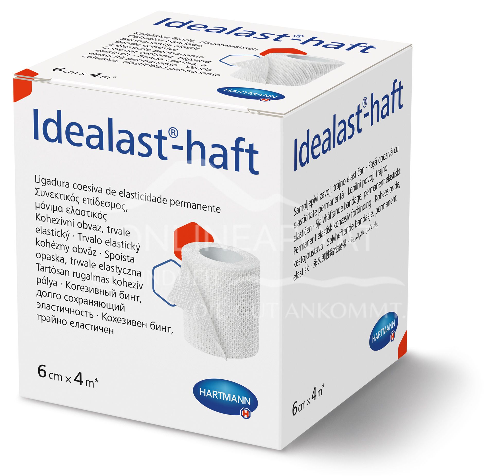 Idealast®-haft kohäsive, dauerelastische Idealbinde 6 cm x 4 m