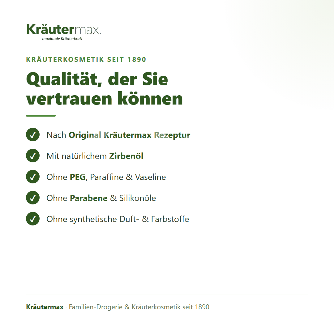 Kräutermax Zirbe Duschgel