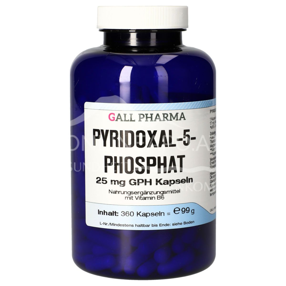 Gall Pharma Pyridoxal-5-phosphate 25 mg capsules