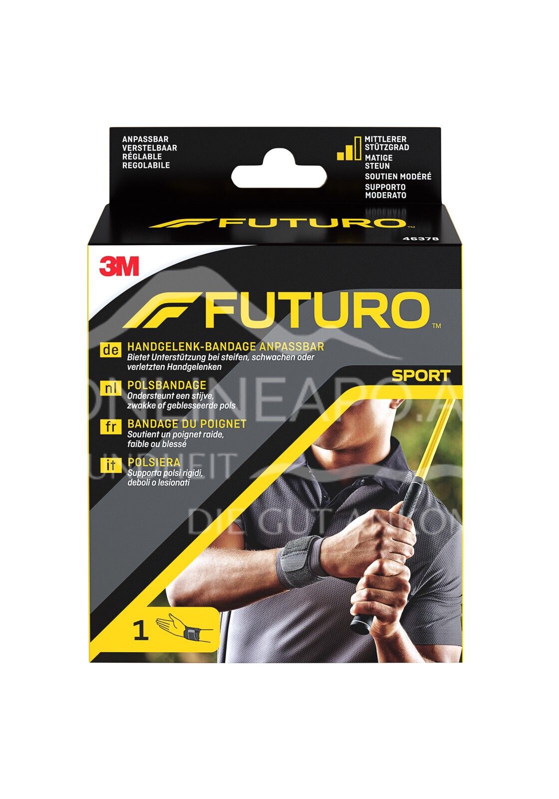3M FUTURO™ Handgelenk-Bandage anpassbar 46378, Verstellbar SPORT