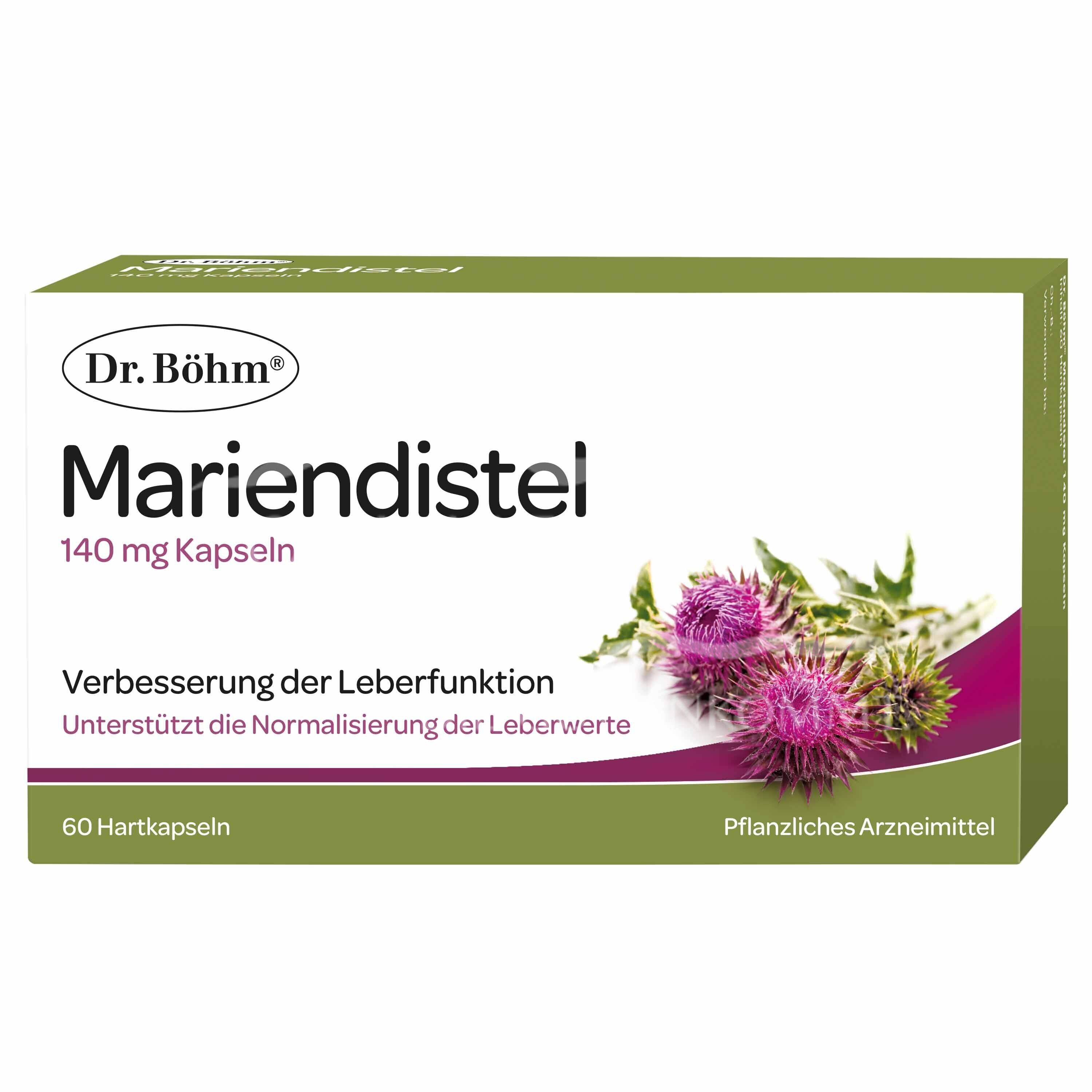 Dr. Böhm® Mariendistel 140 mg Kapseln