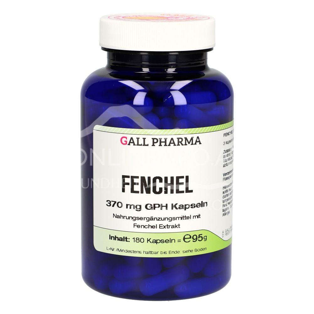 Gall Pharma Fennel 370 mg capsules
