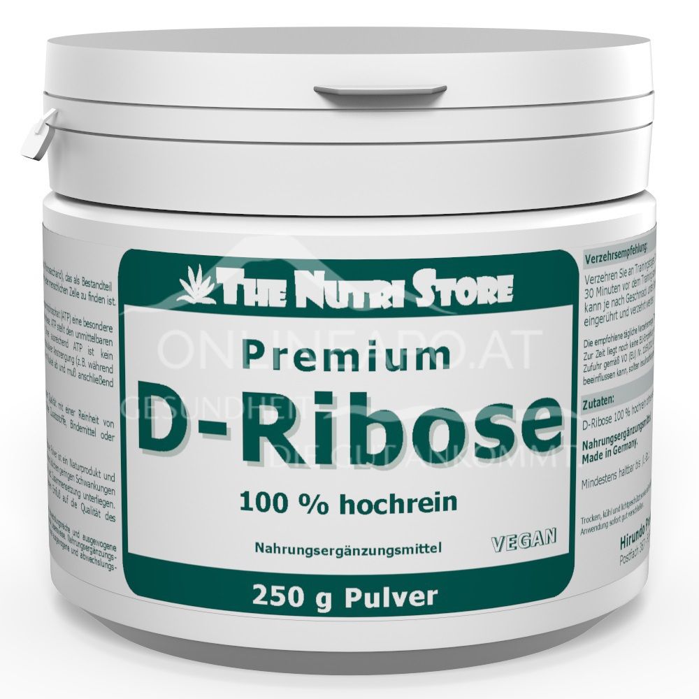 The Nutri Store Premium D-Ribose 100% rein Pulver