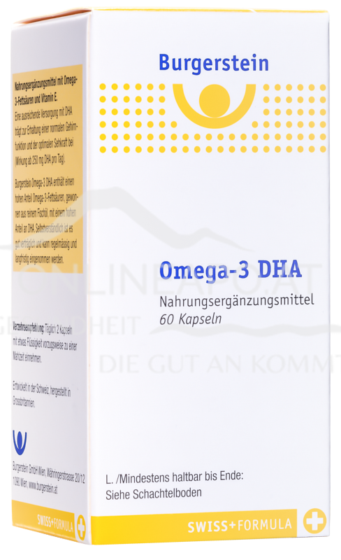 Burgerstein Omega-3 DHA Kapseln