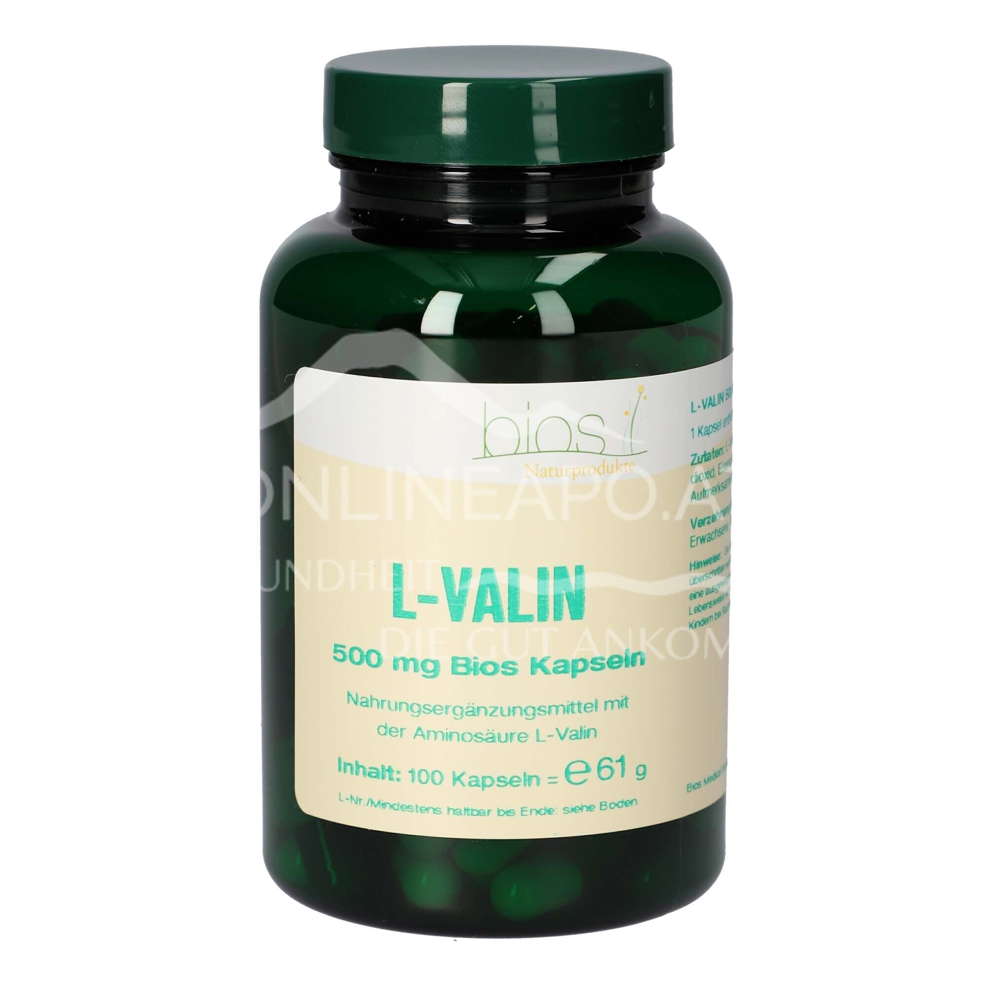 Bios L-Valin 500 mg Kapseln