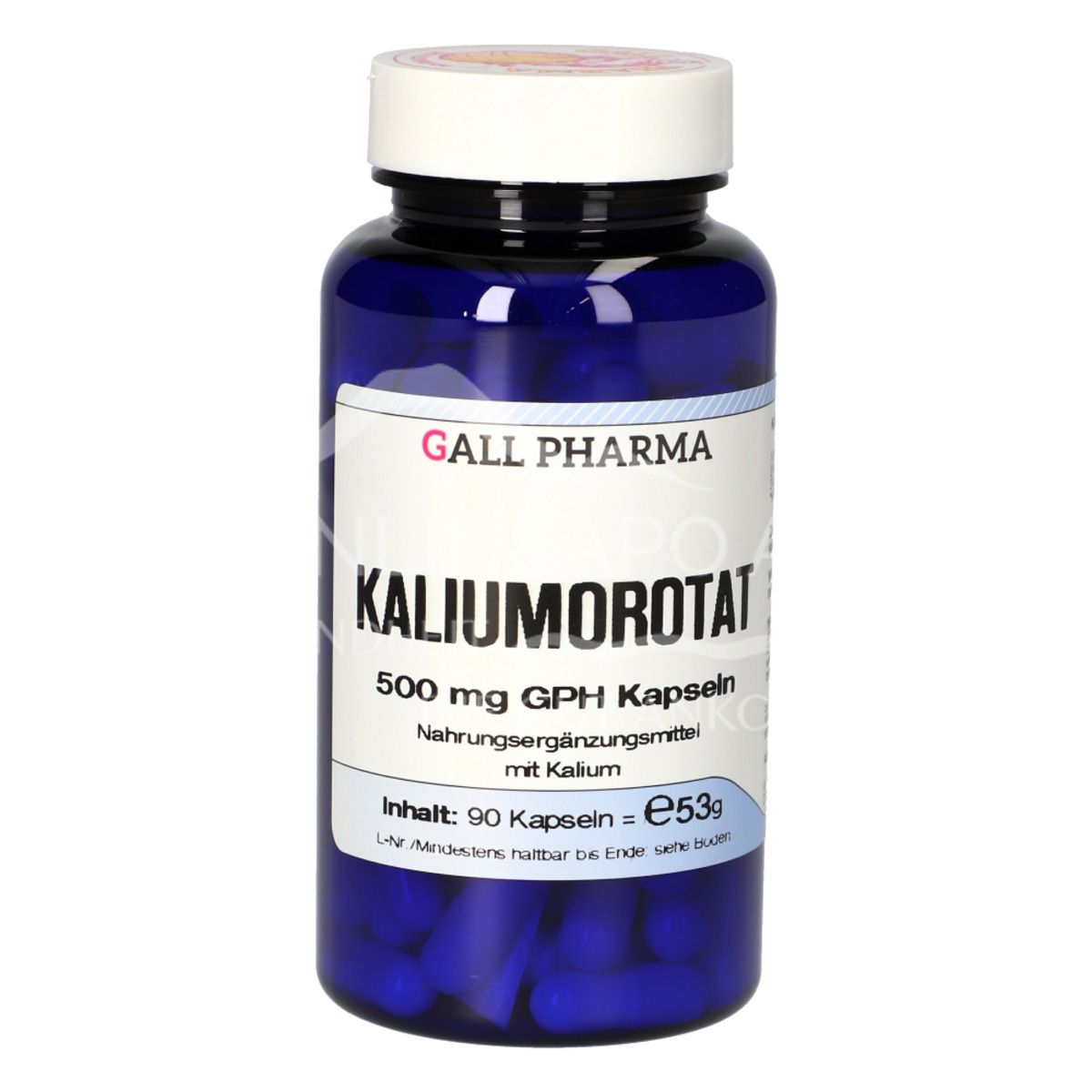 Gall Pharma Potassium orotate 500 mg capsules