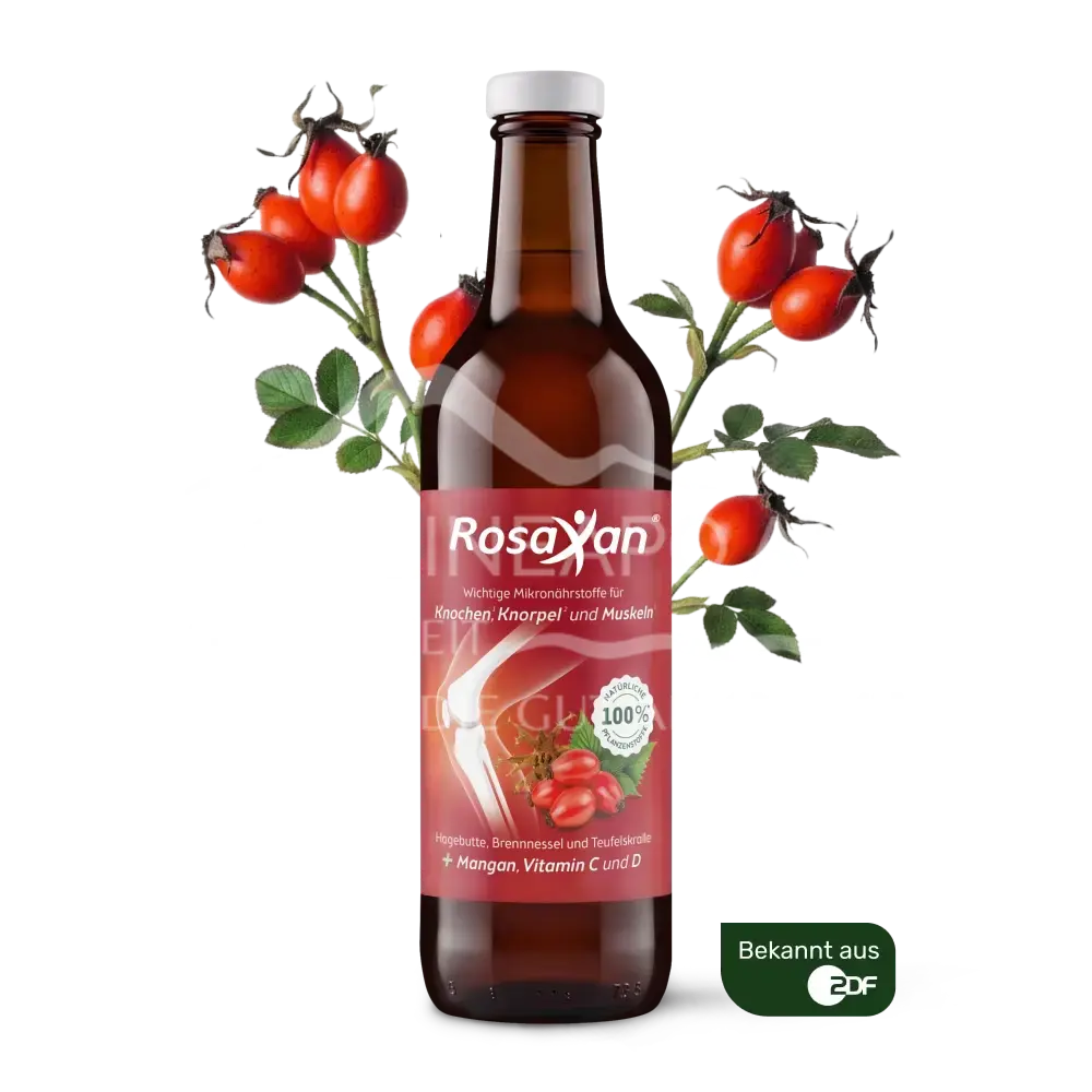 RosaXan® juice 750 ml + vitamin D tablets 20 pieces