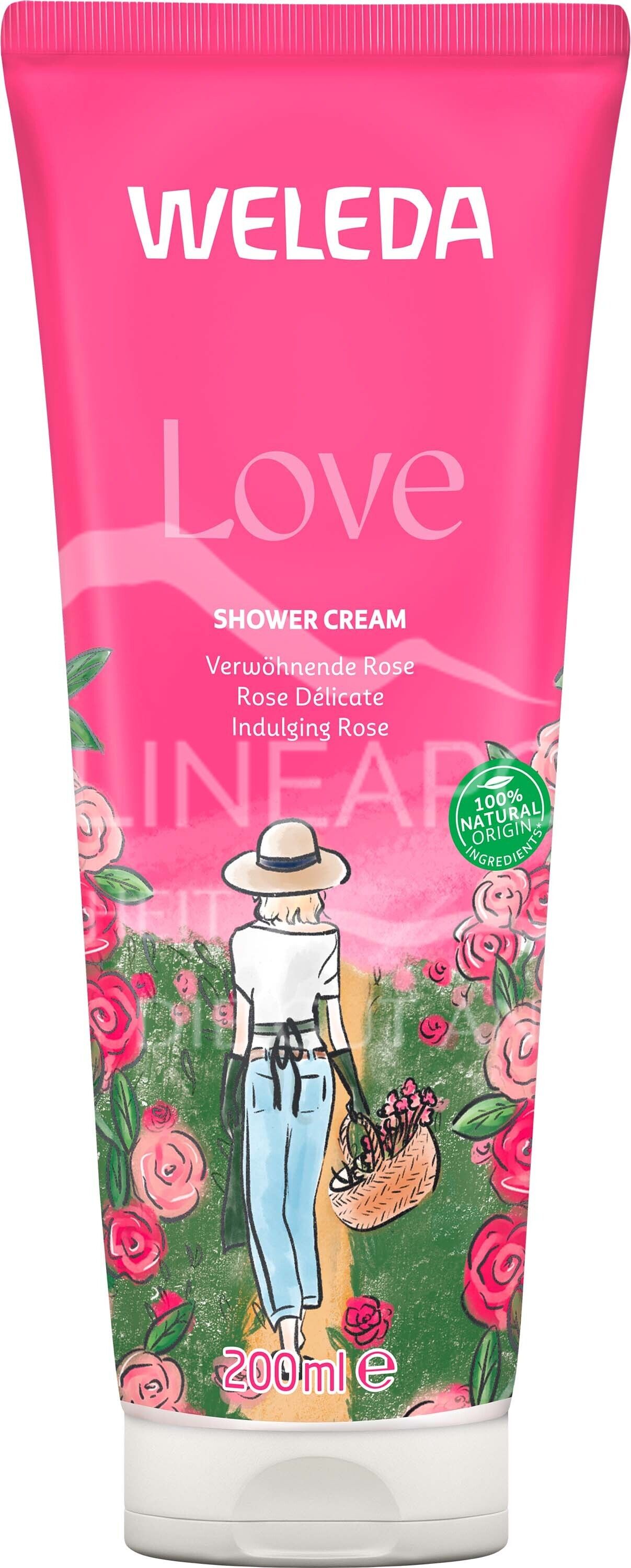 Weleda Love Shower Cream Rose - cream shower
