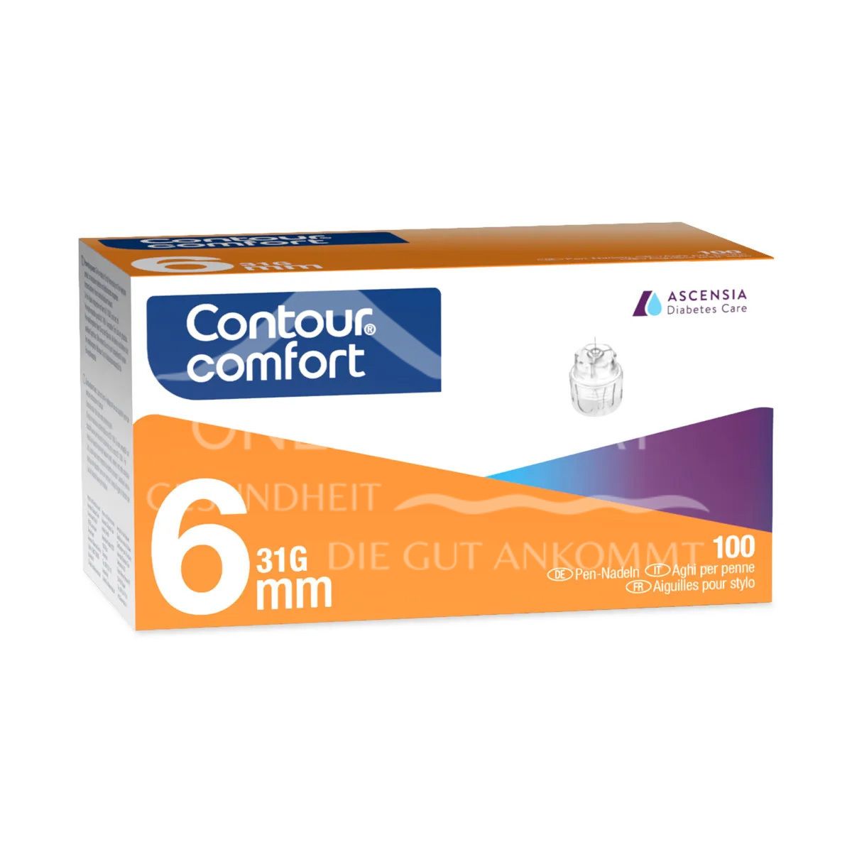 CONTOUR® COMFORT Pen-Nadeln 6 mm, 31 G