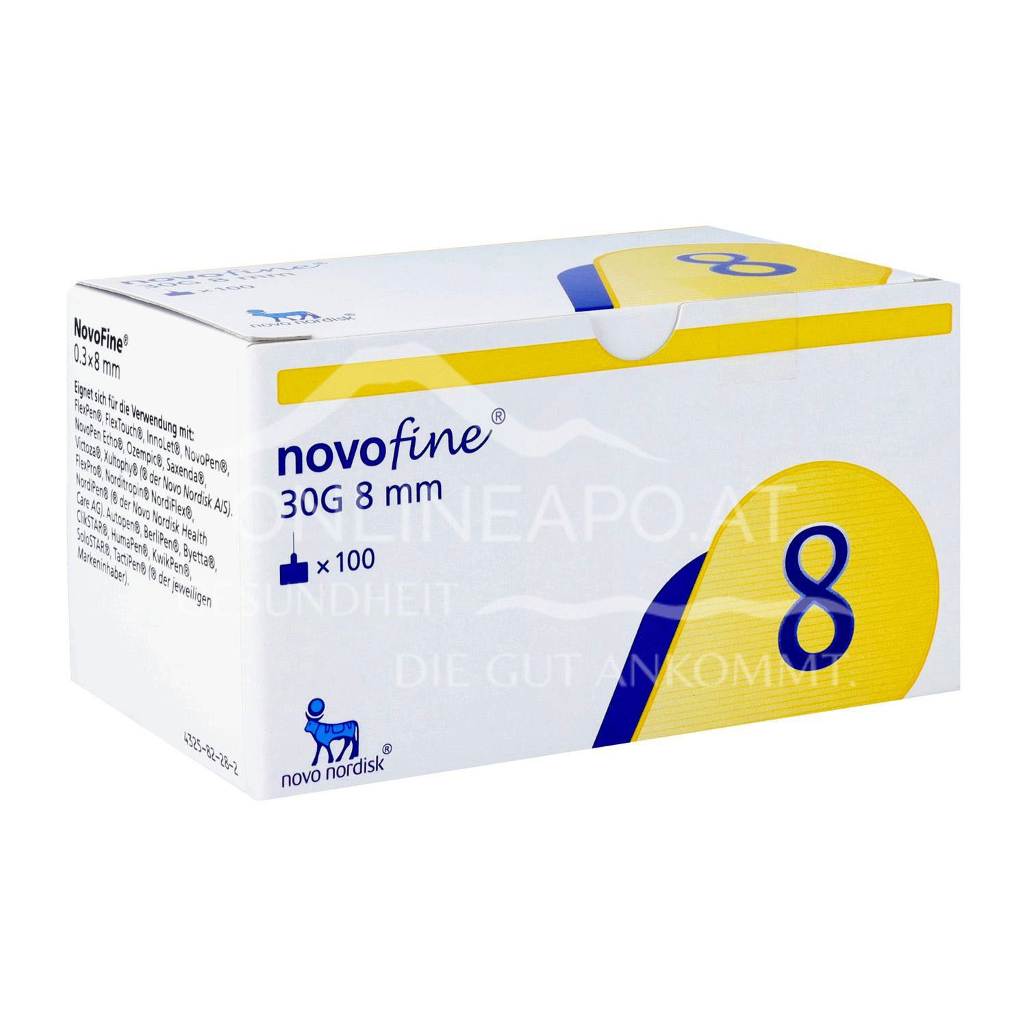 NovoFine® Insulinpen-Nadeln 30 G (0,3 x 8 mm)