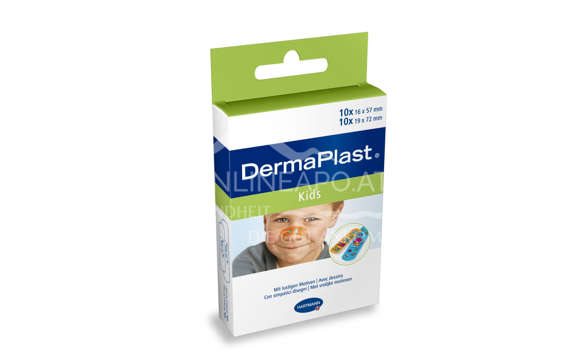 DermaPlast® Kids Kinder Pflaster Strips 2 Größen