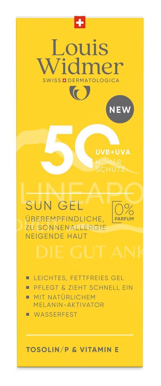 Louis Widmer suncare Sun Gel 50 - ohne Parfum