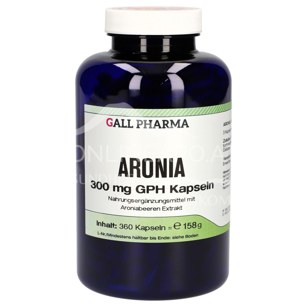 Gall Pharma Aronia 300 mg capsules