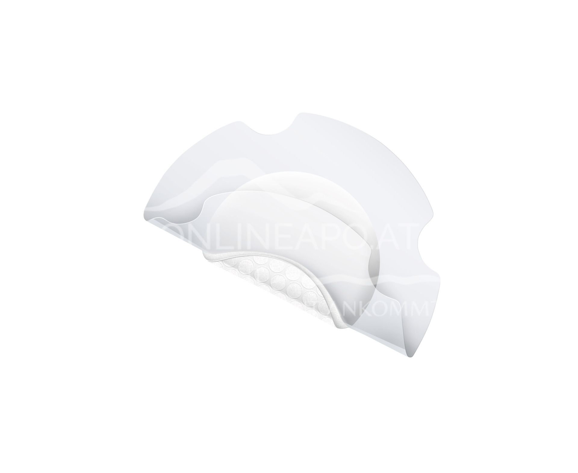HydroTac® border multisite selbsthaftender Schaumverband mit Gelbeschichtung, steril, Ø 11,5 cm