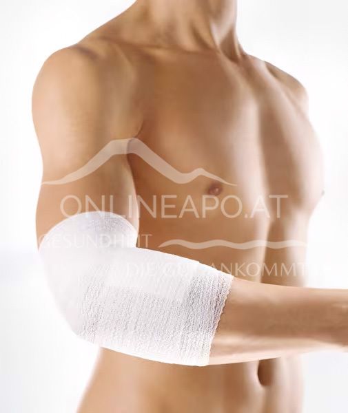 Mollelast® haft latexfrei - Kohäsive bielastische Fixierbinde, 10 cm x 4 m