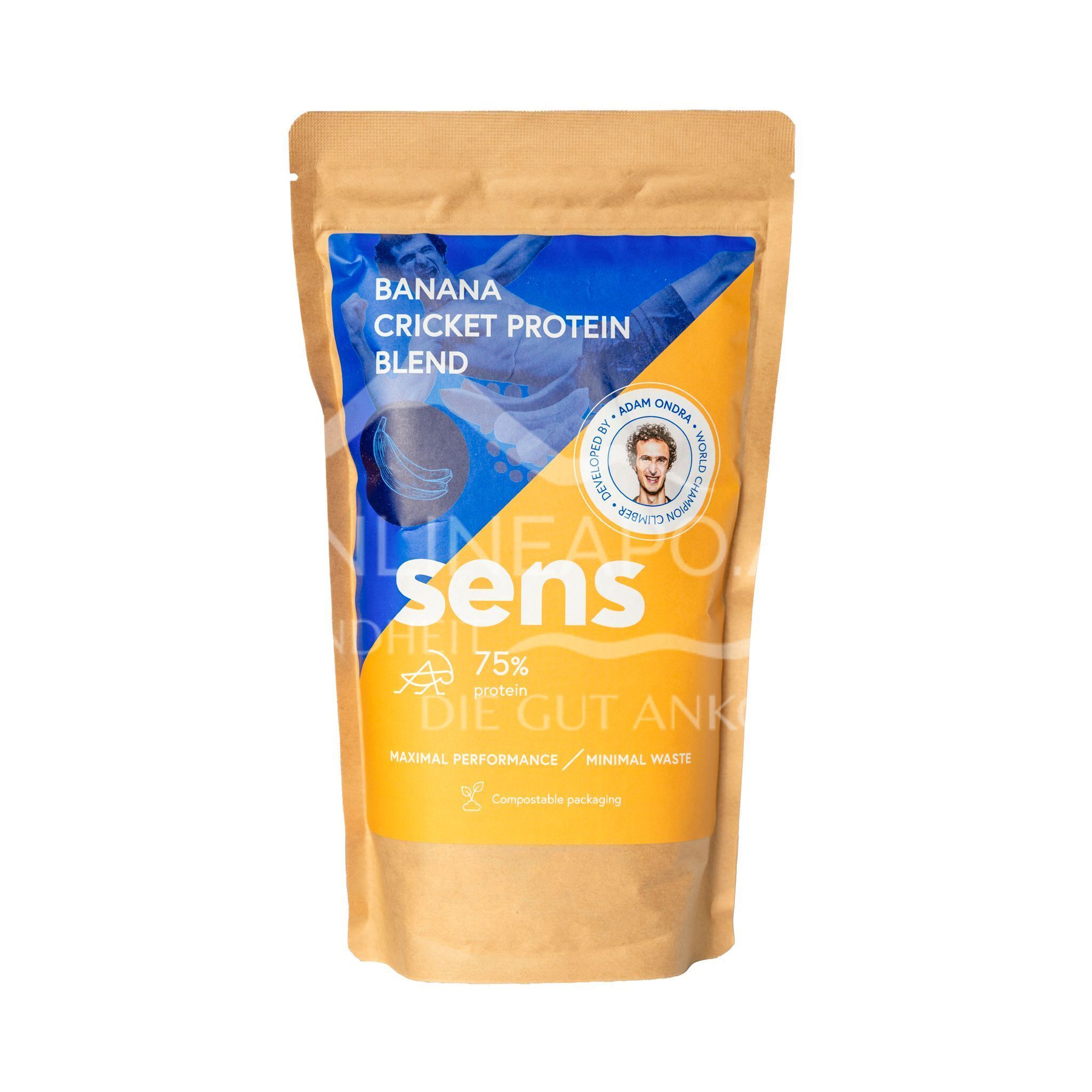 SENS Proteinshake mit Grillenmehl – Banane Pulver