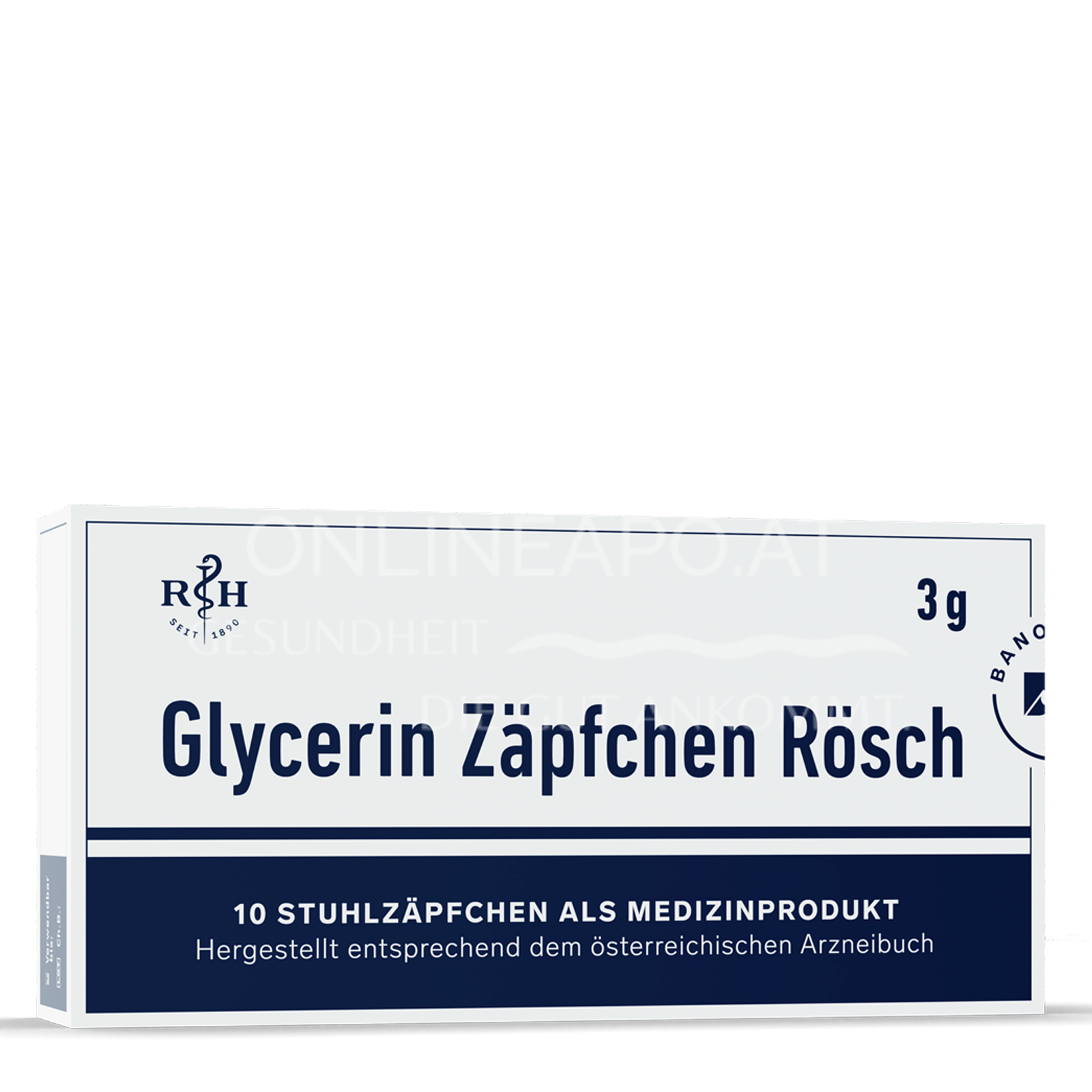 RÖSCH & HANDEL Glycerin Zäpfchen 3 g