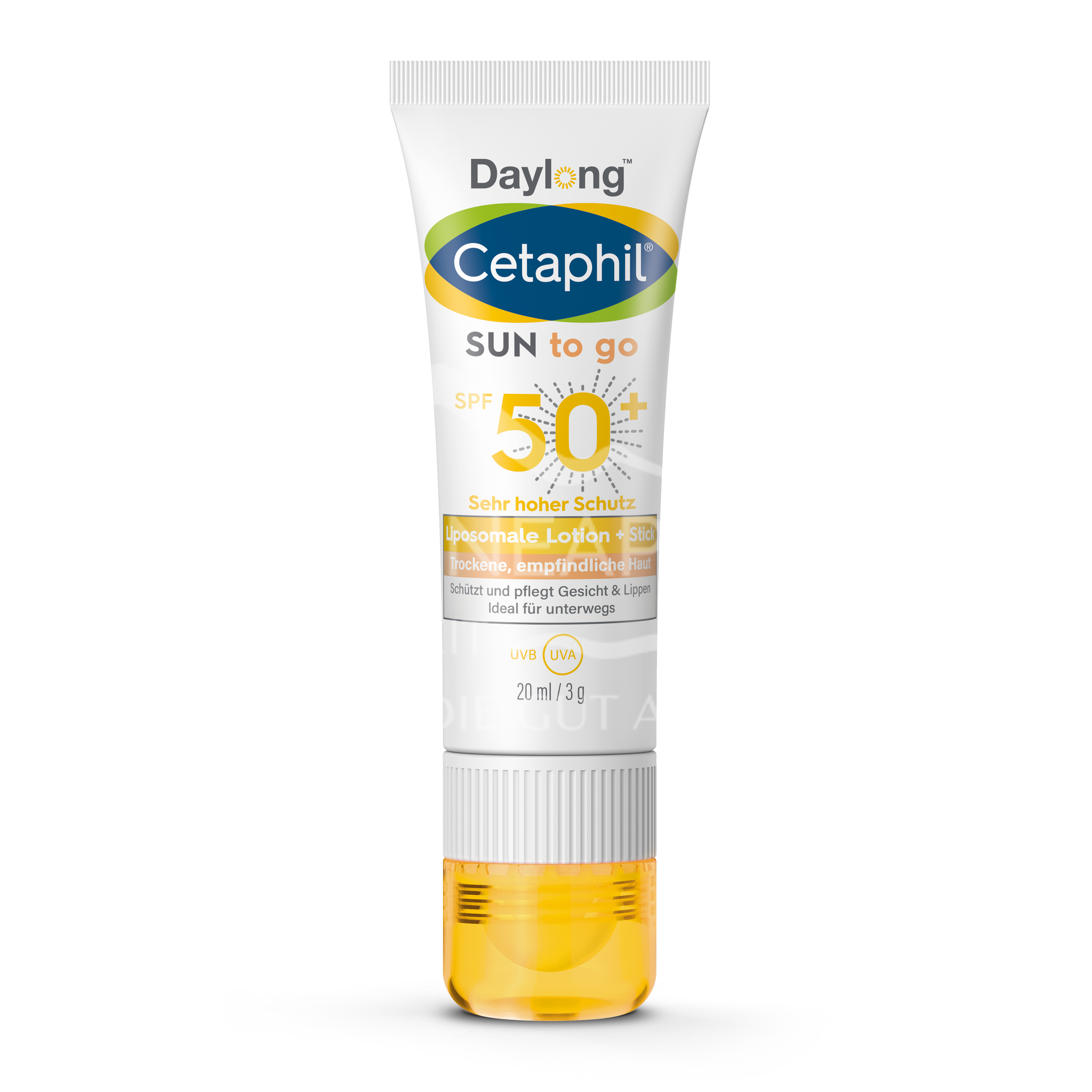 Cetaphil® Sun DaylongTM "To Go" SPF50+ Creme & Stick