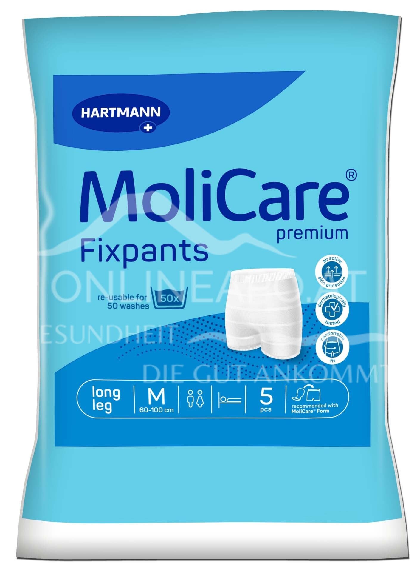 MoliCare® Premium Fixpants Long Leg - Fixation trousers blue - Size M